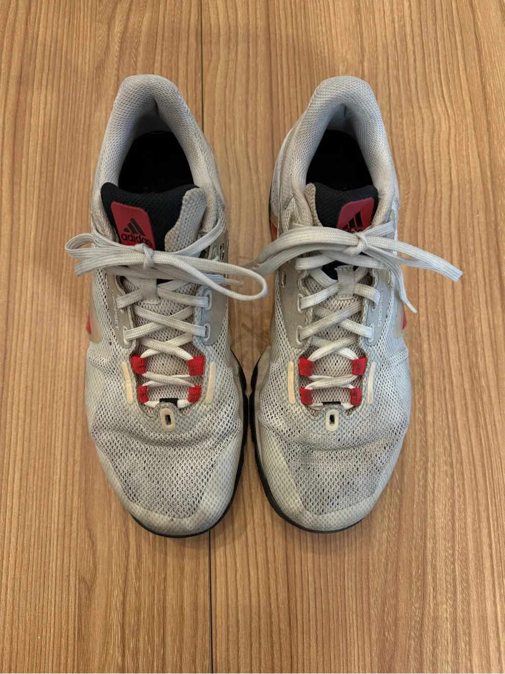Adidas CrossFit & Lifting Mesh Sneakers with Red Accents